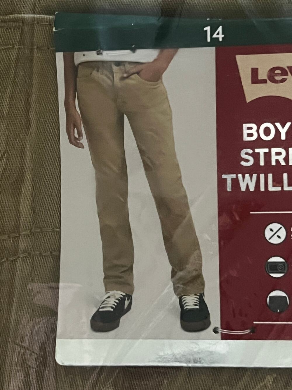 Levi's Levi Strauss Boys 14 R 511 Stretch Twill Pant New in Package